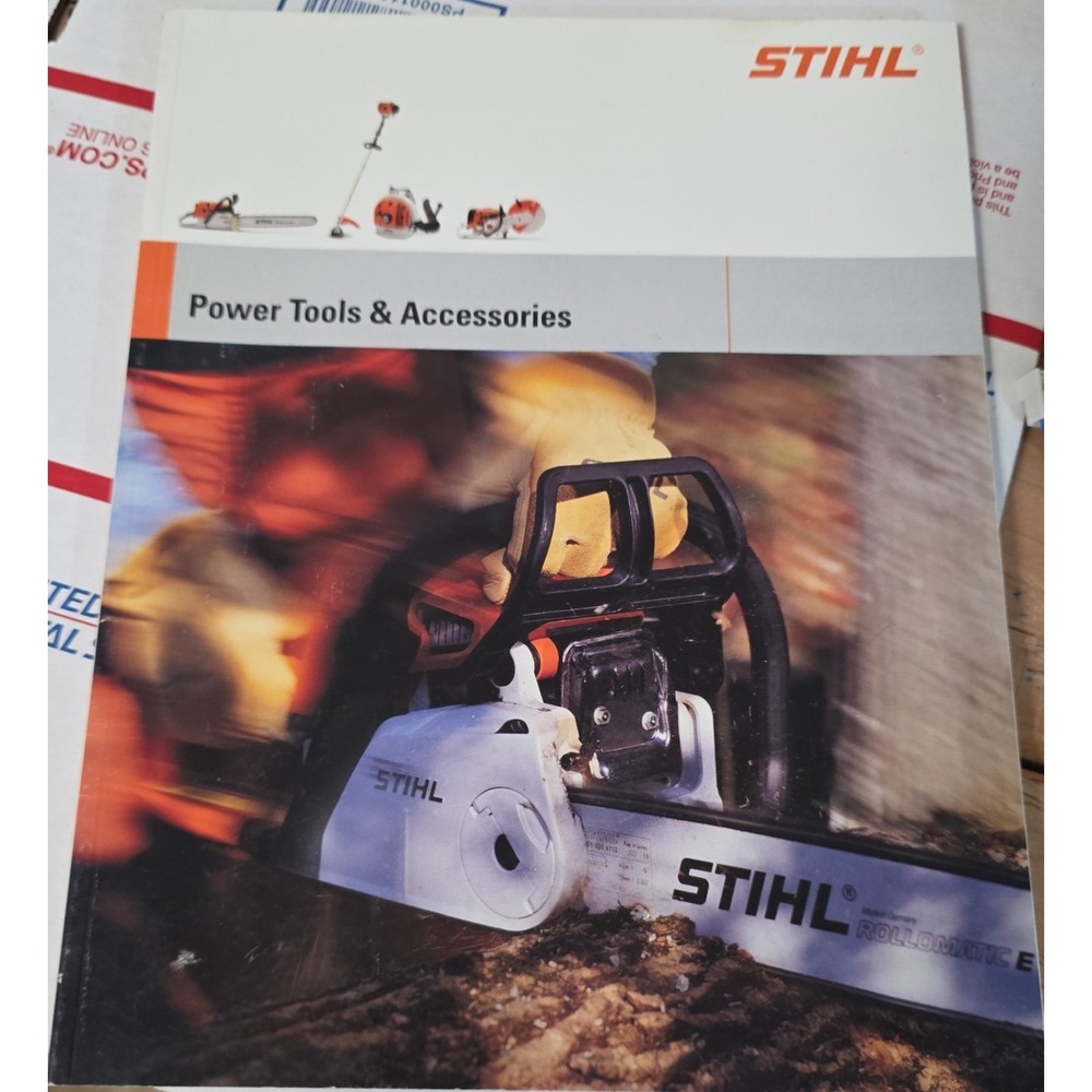 Vintage 2005 STIHL Power Tools & Accessories Catalog Chainsaws‎ Trimmers Specs